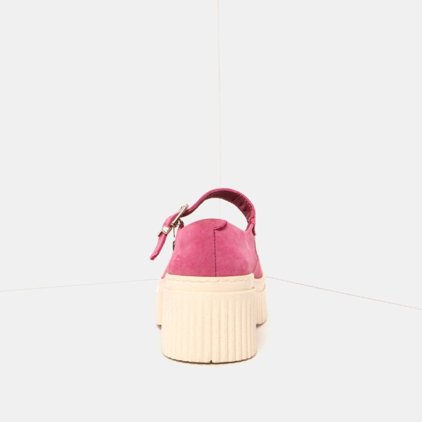 Dámská obuv na podpadku#1373 NOBUCK PINK/YORK