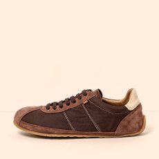 Barefoot baleríny ONDINA#N5935A WASHED NYLON BROWN/ONDINA