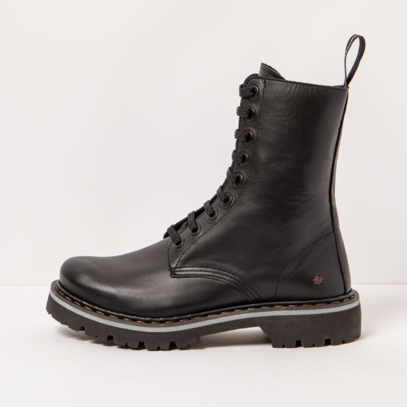 Kožené boty Glády#1167 NAPPA BLACK / MARINA