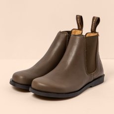 Kotníkové boty Chelsea#N5875 SOFT NAPPA FOREST / ARENISCA