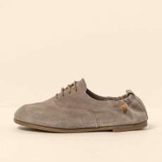 Dámská lehké polobotky#N5537 SILK SUEDE TAUPE / CROCHÉ