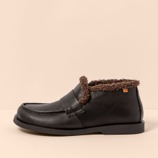 Vyšší polobotky#N5878S SOFT NAPPA BLACK / ARENISCA Vyšší polobotky#N5878S SOFT NAPPA BLACK / ARENISCA
