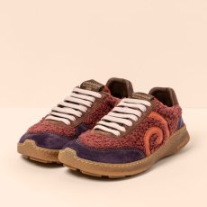Barefoot tenisky#N5435B MULTI MATERIAL WINE/ OROEL