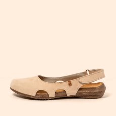 Originální dámské sandály WAKATAUA#N413 NOBUCK CREAM / WAKATAUA