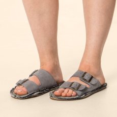 Veganské pantofle#N598 NOBUCK LAVADO DENIM/ RECYCLUS UNISEX