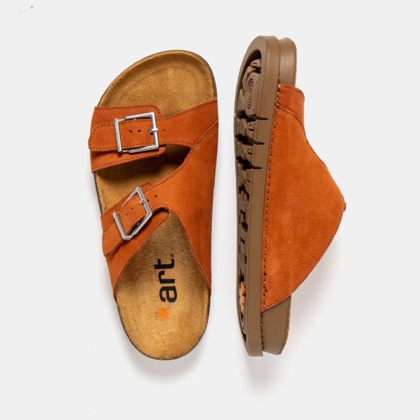 Unisex pantofle KASSEL#2020 NOBUCK DARK ORANGE/ KASSEL