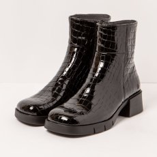 Kotníkové boty na podpadku#1284 HORASAN BLACK / VARSOVIA Kotníkové boty na podpadku#1284 HORASAN BLACK / VARSOVIA