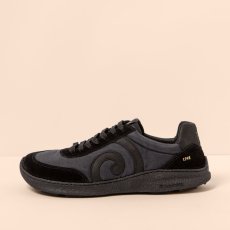 Barefoot sneakery OROEL#N5435A MULTI MATERIAL TOTAL BLACK/OROEL