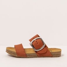 Dámské sandály#0175 NOBUCK DARK ORANGE/ CRETA