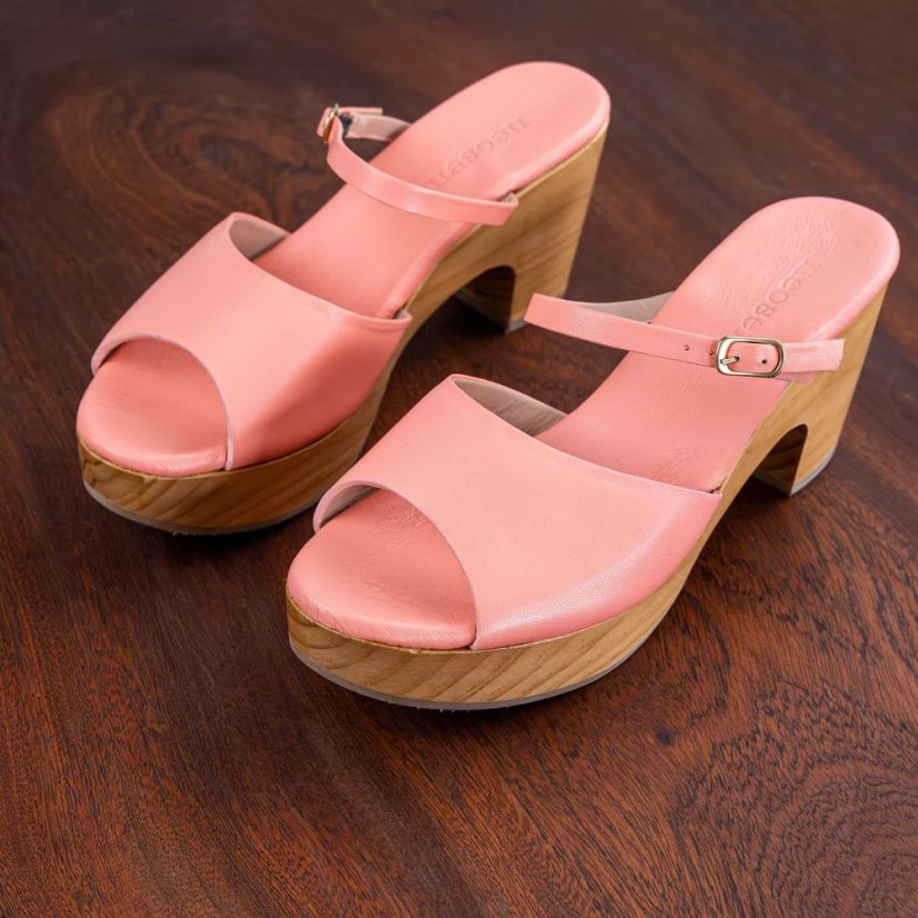 Designové dámské pantofle#S3273 NAPPA SUN LIGHT/ ST.LAURENT SANDAL
