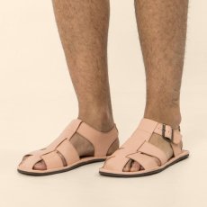 Sandály barefoot#N5681 SOFT NAPPA SALMON/ BARE SANDALS