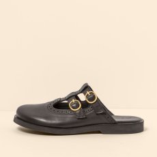 Dámské pantofle ARENISCA#N5870 SOFT NAPPA BLACK/ ARENISCA