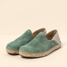 Semišové espadrilky#N677 SILK SUEDE-COTTON JADE / CAMPOS