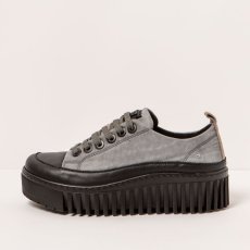 Designová obuv#1518 NYLON GREY-BLACK/BRIGHTON