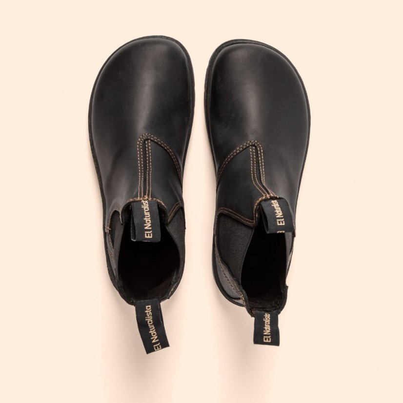 Barefoot kotníkové boty NÓMADA#N5262 ARIZONA BLACK / NOMADA