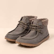 Barefootové kotníkové boty s kožíškem#N5373 PLEASANT GREY / TRIBU