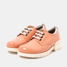 Dámské polobotky OXFORD#1835 NAPPA SHINNY FLAMINGO /OXFORD