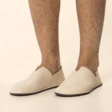 Barefoot mokasíny#N5673 SOFT NAPPA CREAM/ BARE
