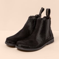 Kotníkové boty Chelsea#N5875P POTRO BLACK/ ARENISCA