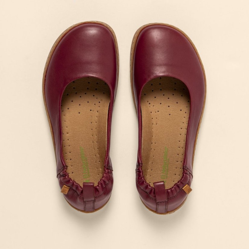Barefoot baleríny ORIGEN#N5912 SOFT NAPPA BURDEOS/ ORIGEN