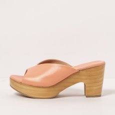 Elegantní dámské pantofle#S3274 NAPPA PEACH PINK/ ST.LAURENT SANDAL