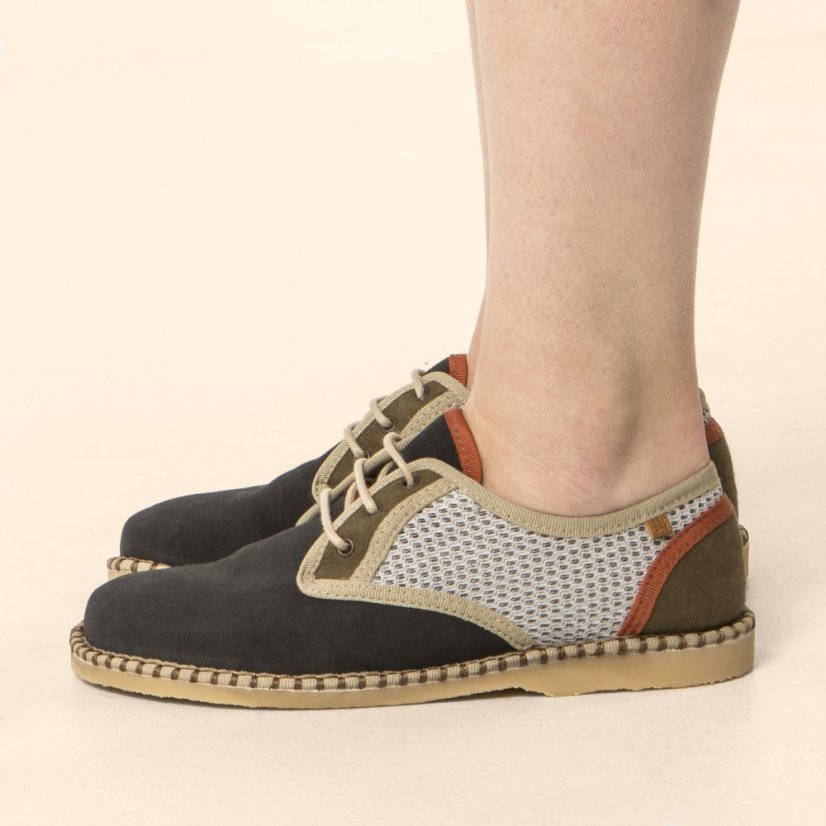 Veganské barefoot polobotky#N577T MULTI MATERIAL MULTI BLACK/ MARSILEA UNISEX