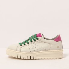 Skate tenisky#1786 NAPPA CREAM-FUXIA/ BELLEVILLE