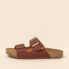 Kožené pantiofle#N5797P PALMA RED/ BALANCE