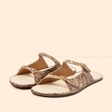 Dámské barefoot pantofle BARE#N5684 SNAKE BEIG/ BARE SANDALS Dámské barefoot pantofle BARE#N5684 SNAKE BEIG/ BARE SANDALS