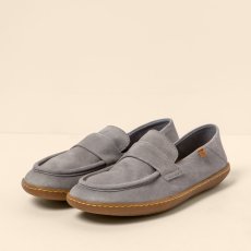 Kožené mokasíny EL VIAJERO#N5294 NOBUCK LAVADO DENIM/EL VIAJERO