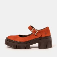 Dámská obuv na podpadku#1373 NOBUCK DARK ORANGE/YORK Dámská obuv na podpadku#1373 NOBUCK DARK ORANGE/YORK
