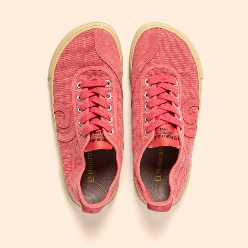 Barefoot plátěné tenisky TEKO#N5953 WASHED COTTON CANDY/TEKO