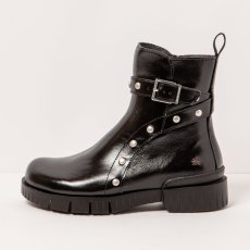 Kotníčkové boty#1837S NAPPA SHINNY BLACK/OXFORD