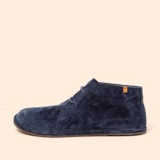 Barefoot kotníkové boty BARE#N5672 SILK SUEDE OCEAN/ BARE