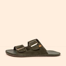 Barefoot pantofle BARE#N5682 NOBUCK LAVADO KAKI/ BARE SANDALS Barefoot pantofle BARE#N5682 NOBUCK LAVADO KAKI/ BARE SANDALS