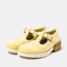 Dámské polobotky OXFORD#1834 NAPPA SHINNY PALE YELLOW /OXFORD Dámské polobotky OXFORD#1834 NAPPA SHINNY PALE YELLOW /OXFORD