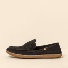 Kožené mokasíny EL VIAJERO#N5294 NOBUCK LAVADO BLACK/EL VIAJERO Kožené mokasíny EL VIAJERO#N5294 NOBUCK LAVADO BLACK/EL VIAJERO