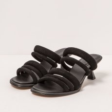 Elegantní pantofle na podpatku#S3169 ANTE BLACK/ GODELLO