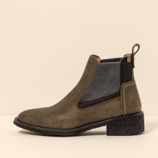 Chelsea boty na podpatku#N5947 PLEASANT FOREST-BLACK / IRATI