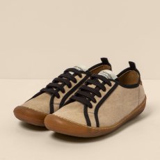 Dámské veganské sneakery#N5738T RECYCLED COTTON SAND/PAWIKAN