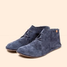 Barefoot kotníkové boty BARE#N5672 SILK SUEDE OCEAN/ BARE