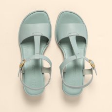 Elegantní sandály na podpatku#N853 SOFT NAPPA BLUE/ GAIA