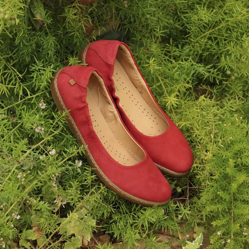 Baleríny CORAL#N5300 NOBUCK LAVADO DENIM/ CORAL