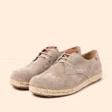 Semišové polobotky espadrilky#N678 SILK SUEDE TAUPE / CAMPOS Semišové polobotky espadrilky#N678 SILK SUEDE TAUPE / CAMPOS