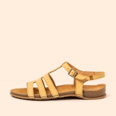 Dámské kožené sandály PANGLAO#N5803 NOBUCK HONEY/PANGLAO