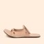Dámské barefoot pantofle BARE#N5684 SOFT NAPPA SALMON/ BARE SANDALS