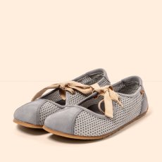Barefoot baleríny ONDINA#N5936C MULTI MATERIAL GREY/ ONDINA