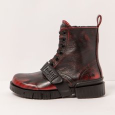 Designové kotníkové boty#1836S ASPORT SCARLET /OXFORD