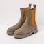 Chelsea boty#1954 NOBUCK TAUPE-SKIMO/AMBERES