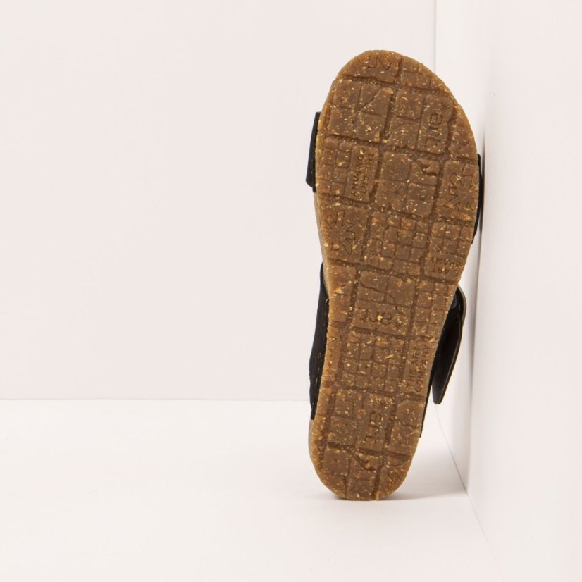 Dámské sandály#0175 NOBUCK BLACK/ CRETA